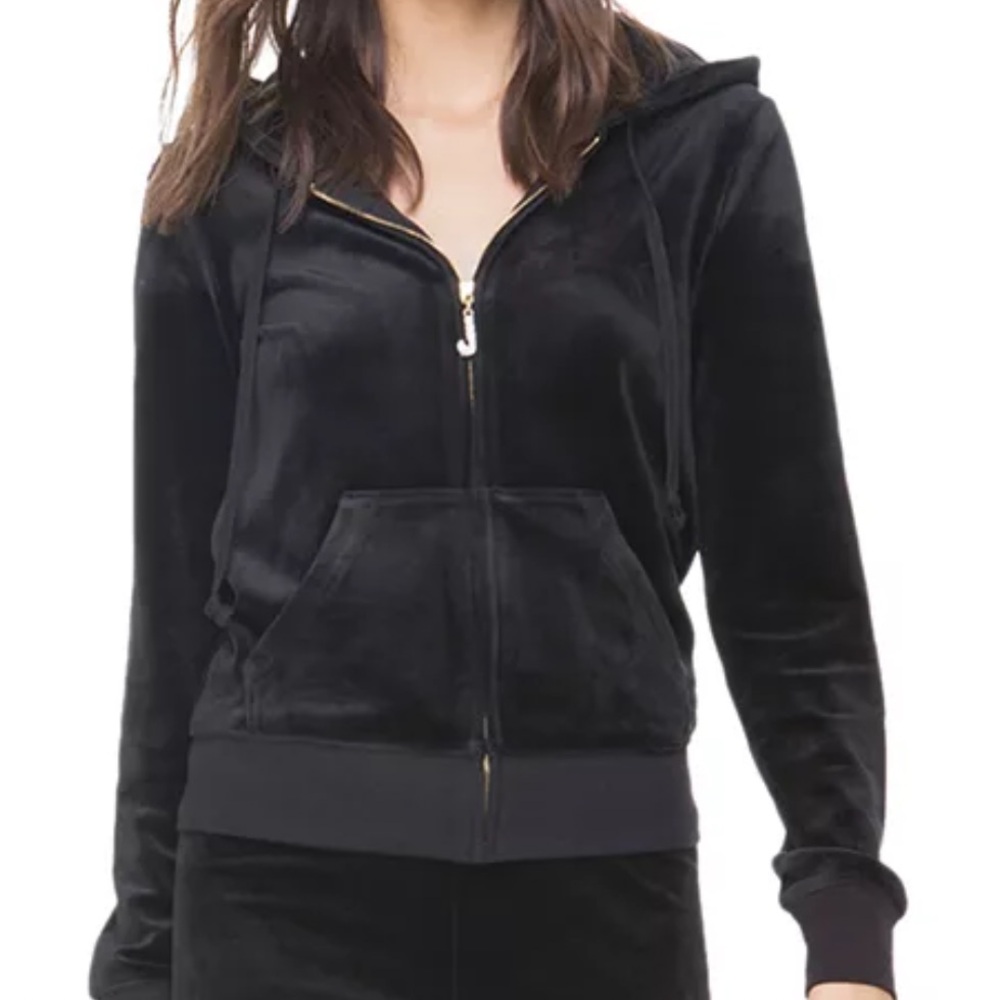 Juicy Couture Black Velour Jacket